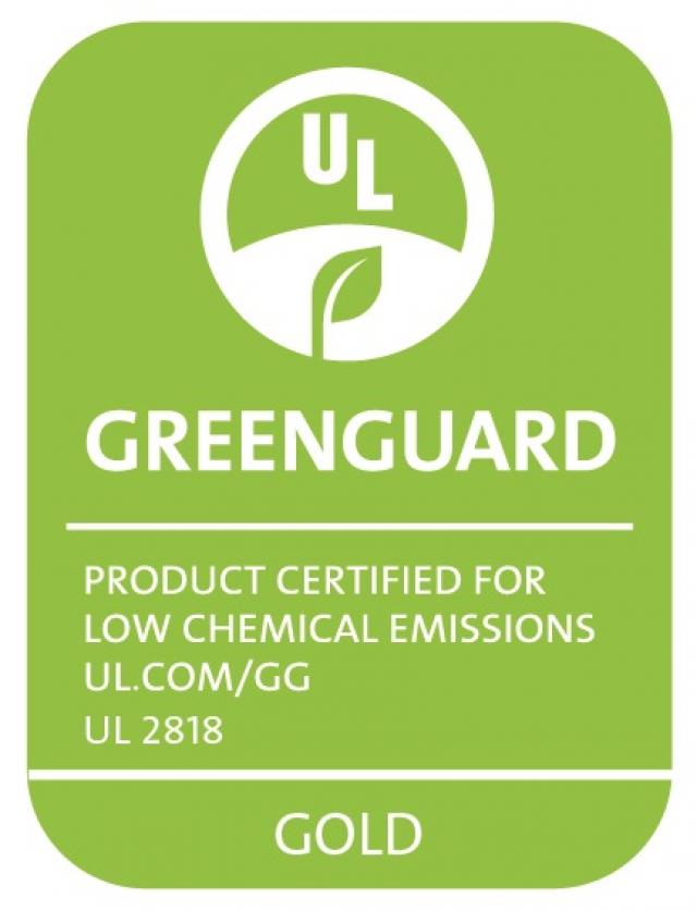 GREENGUARD UL2818 gold CMYK Green2